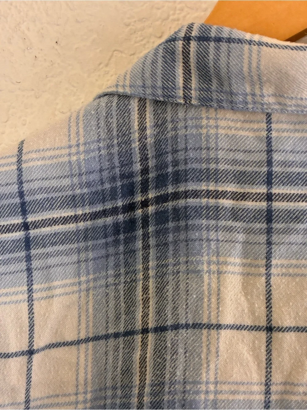Hollister blue plaid